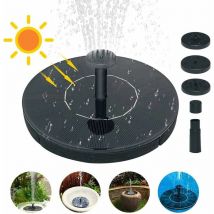 Soekavia - Fontaine flottante solaire, pompe à eau solaire 1,5 w pour pompe à fontaine bain d'oiseau petit bassin aquarium... - RWJardin / bassins