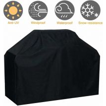Soekavia - Housse de gril robuste en tissu Oxford imperméable et coupe-vent, résistant à la décoloration pour les grils Weber, Brinkmann et la