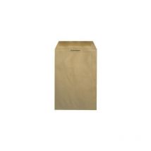 Versandtasche din C5 162 x 229 mm (b x h) ohne Fenster 90g/m² mit gummierter Klappe Papier natronbraun 25 St./Pack.