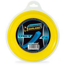 Filo erogatore per decespugliatore 67m ø2.4mm quadro 71023c6724 ghirlanda
