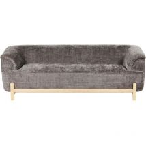 Sofa 3-sitzer Alnor Chenillegewebe Braun