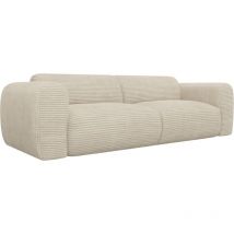 Vente-unique - Sofa 4-Sitzer - Cord - Beige - pogni von Maison Céphy