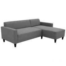 Miroytengo - Sofá Chaise Longue Bob Reversible Sawana Color Gris Antracita 197 Cm