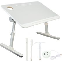 Sofa-Endstück,Klappbarer Laptop-Tisch Schwarz Bettplatte