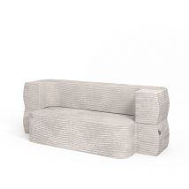 Sofa Lille, Beige, 190 cm mit Schlaffunktion, Vitalispa