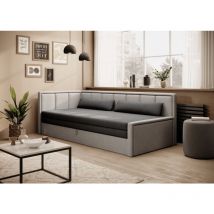 E-meubles - Sofa mit Schlaffunktion und Bettkasten Couch für Wohnzimmer Schlafsofa, Polstersofa Wohnlandschaft mit Bettfunktion - 214x77x82 cm - fulo
