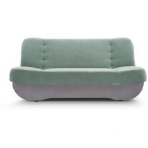 Sofa mit Schlaffunktion und Bettkasten, Kippsofa Klappsofa Schlafsofa Clic-Clack Couch für Wohnzimmer Federkern Sofagarnitur Polstersofa - PAFOS