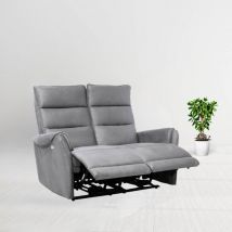 Iperbriko - Sofá Reclinable de 2 Plazas con 2 Reclinadores Eléctricos - 135x98x109 cm