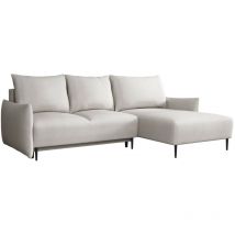 Mobilier1 - Sofá rinconero Columbus 224, Velo 621, Función de descanso, Almacenaje, 240x160x88cm, 0