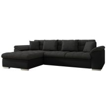 Mobilier1 - Sofá rinconero Comfivo 107, Soft 011 + Soul 20, Función de descanso, Almacenaje, 280x160x76cm, 0