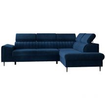 Arredamento1 - Sofá rinconero Comfivo 446, Kronos 09, Función de descanso, Almacenaje, 276x206x81cm, 0