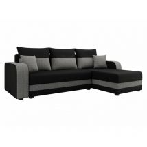 Mirjan24 - Sofá rinconero Memphis 112, Lux 23 + Lux 05, Función de descanso, Almacenaje, 237x139x84cm, 0