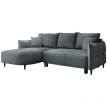 Mobilier1 - Sofá rinconero TrendyNest 101, Onega 07, Función de descanso, Almacenaje, 244x165x76cm, 0