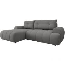 Mobilier1 - Sofá rinconero TrendyNest 104, Velo 635, Función de descanso, Almacenaje, 265x177x93cm, 0