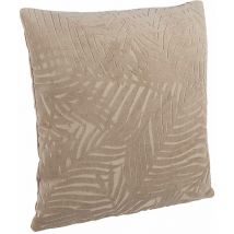 Sofakissen 'anitha' 45x45cm Mit Samteffekt -beige