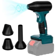 Brisunshine - Soffiatore a Batteria 180W, con 3 Ugelli, Velocità a 4 Livelli, Compatibile con le Batterie 18V