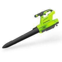 Soffiatore Aspiratore Trituratore 3in1 Multifunzione A Batteria 48v Con Motore Brushless E Regolazione Di Potenza Greenworks Gd48b