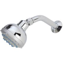 Kippen - 5091 Soffione Doccia Anticalcare A 3 Funzioni Intercambiabili, Cromato