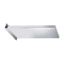 Remer - Soffione doccia a parete in acciaio inox lucidato a specchio