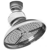 Soffione doccia per braccio cromato d 7,8 cm 1/2' rosaccia monogetto spiaggia