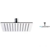 Soffione doccia quadro cm 25 cromo