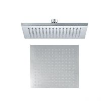 Alpi Rubinetterie - Soffione quadrato in metallo cromato lucido - Alpi