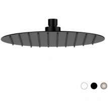 Soffione slim tondo bianco opaco diam. 300 mm