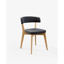 Zstyle - Sofia Corallo - Tessuto Oreo sedia colorata legno tessuto design elegante sala da pranzo salotto moderna cucina ristorante bar