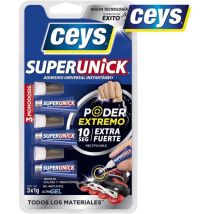 Ceys - Ultraunick Sofortkleber – Extreme Power Gel Einzeldosis 3 X 1 G 504223