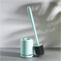 Ikodm - Soft Fixed Flat Head Toilet Brush Bathroom Accessories