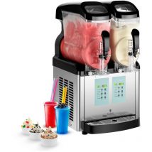 Soft Ice Machine Slush Maker Machine Ice Cream Soft Ice Slush 900 Watt 2 x 8 l