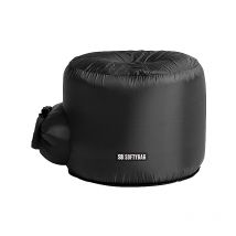 Pallet air pouf nero - Softybag