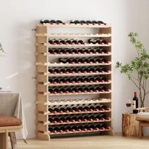 Botellero de madera Botellero de madera con capacidad para 120 botellas de vino - Soges