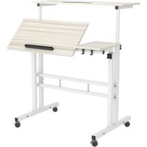 Soges Verstellbarer Computertisch Laptoptisch Mobiler Schreibtisch Pc-tisch Notebooktisch Laptopständer 101-2mp