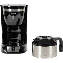 SOGO Human Technology Drip Inox 10 Macchina per il caffè Nero Capacità tazze=10 Caraffa in vetro, Funzione mantenimento