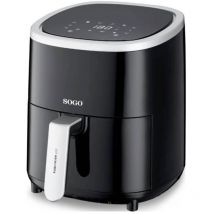 SOGO Human Technology FRE-SS-10865 Friggitrice ad aria calda 3.5 l 1200 W Nero, Argento