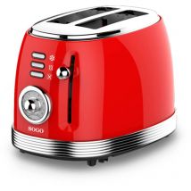 Tostapane Spia luminosa, Funzione toast Rosso (metallico) - Sogo Human Technology