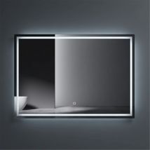 Doporro - Sogood Miroir de Salle de Bains Lumineux avec Éclairage led Glace Éclairé Interrupteur Tactile 100x60 cm - Transparent