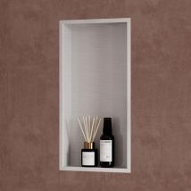 Sogood - doporro Niche de Douche à Carreler Étagère Murale à Encastrer en Acier Inoxydable 1 Pièce Argent 30x60cm