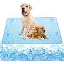 Fei Yu - Soie glacée coussin froid froid tapis pour animaux de compagnie coussin de canapé d'été chat et chien (xl, 100 x 70 cm)