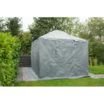 Winterabdeckung für Pavillon 10x12, grau, Polyester - Sojag