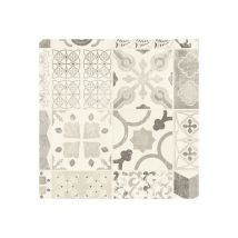 Tarkett - Sol Lino - Carreaux de ciment - Noir - Rouleau de 1m x 9m