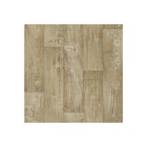 Sol pvc Best - Imitation parquet Mélèze Brun Clair - Rouleau de 3m x 12m