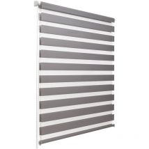 Doppelrollo Soldecor Dl2, 65x150cm, Grau – Klemmfix Ohne Bohren