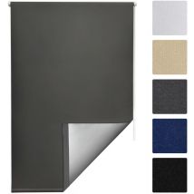 Sol Royal Persiana / estor enrollable con fijación sin taladro - oscurescente con recubrimiento termal - diferentes tamañosAntracita, 160x70x3.1 cm