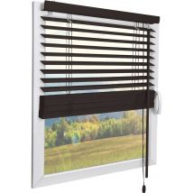 SolDecor JH3 Holzjalousie Dunkelbraun 160cm, 100cm - Sol Royal