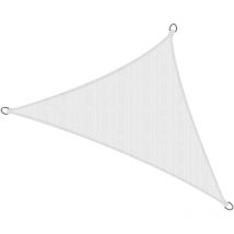 SolVision hdpe Sonnensegel HS9 Dreieck Weiß, 600x420x420 cm - Sol Royal