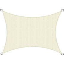 Solvision Hdpe Sonnensegel Hs9 Rechteck Creme, L200xb200 Cm - Sol Royal