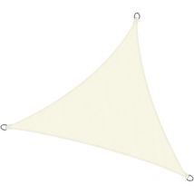 SolVision Sonnensegel pes Dreieck PS9 Creme, 300x300x300 cm - Sol Royal