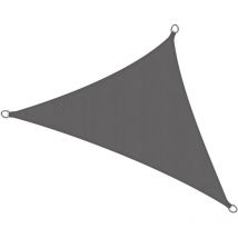 Tenda a vela parasole e ombreggiante SolVision speciale rivestimento idrofugo Antracite, 600x420x420 cm - Sol Royal